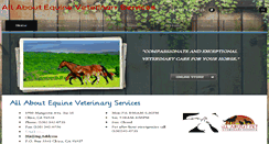 Desktop Screenshot of allaboutequine.com